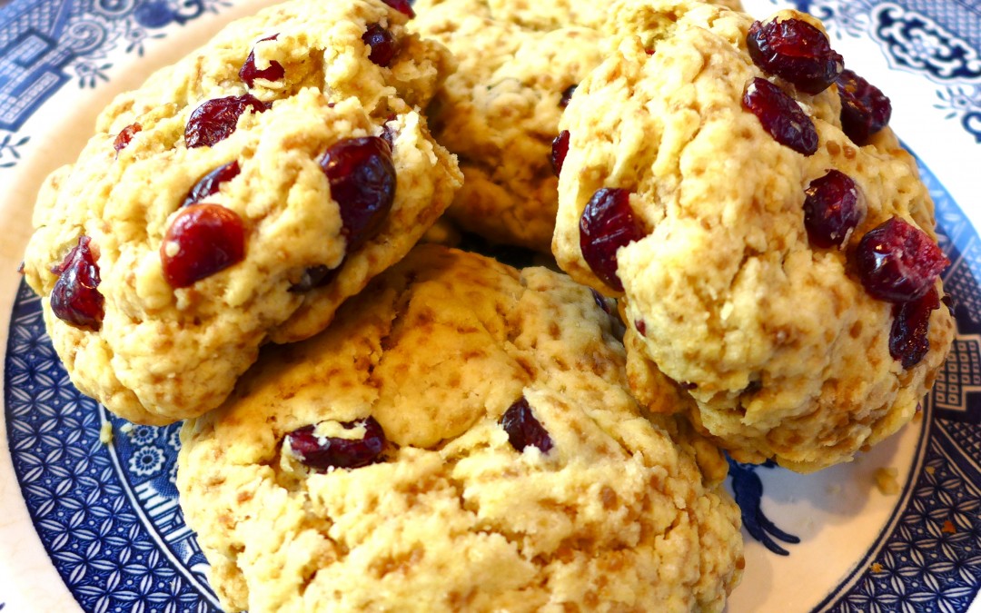 Cranberry Orange Olive Oil Scone