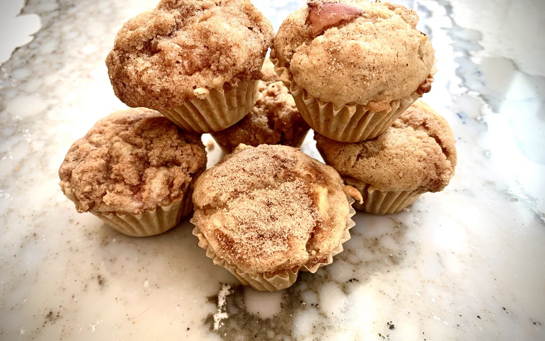 Apple Crumble Muffins (GF optional)